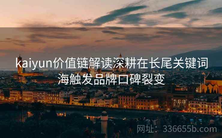 kaiyun价值链解读深耕在长尾关键词海触发品牌口碑裂变