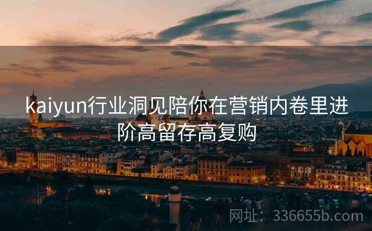 kaiyun行业洞见陪你在营销内卷里进阶高留存高复购